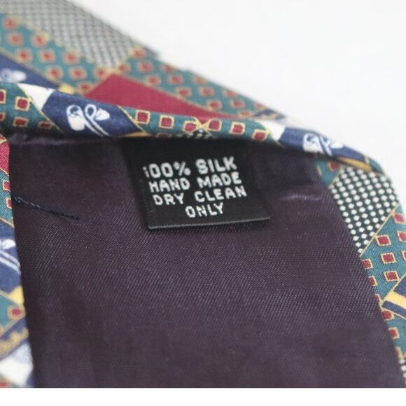 Trelors Neck Tie Cadbury Dairy Milk Theme Multicolor Motif - Picture 6 of 6